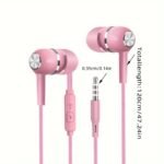 High Quality Semi-In-Ear Wired Headphones With Microphone - Perfect For Mobile Phones, Computers, Games, Karaoke, Wire Control With Microphone In-Ear, High Sound Quality, 3.5Mm Interface Universal, Unisex, Gifts For Boyfriends And Girlfriends, High-End Gifts, Cool Games For And Gifts, Hd Calls, Hifi Heavy Bass, Sports Running Jump Rope, High Appearance Level, Headset With Mic, Noise Cancelling Headphones With Microphone For Work, Headphones With Microphone Noise Cancelling, - Image 10