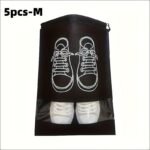 10/5Pcs Multi-Color Shoes Storage Bag Closet Organizer Non-Woven Travel Portable Bag Clothing Classified Hanging Bag, Hanging Shoe Organizers - Image 11