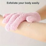 Exfoliating Shower Gloves For Deep Cleansing & Massage - Body Scrubber, Removes Dead Skin & Dryness - Image 6