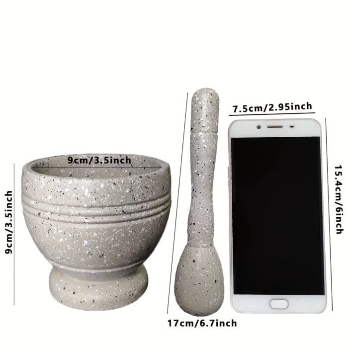 1 Set, Grinding Bowls, Kitchen Garlic Press Bowls, Kitchen Peper Crushers, Food-Grade Pp Material Multi-Purpose Grinders, Garlic Mashers, Seasoning Spice Tools, And Grain And Supplementary Food Grinders For Restaurant Kitchen - Image 6