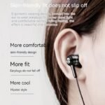 High Quality Semi-In-Ear Wired Headphones With Microphone - Perfect For Mobile Phones, Computers, Games, Karaoke, Wire Control With Microphone In-Ear, High Sound Quality, 3.5Mm Interface Universal, Unisex, Gifts For Boyfriends And Girlfriends, High-End Gifts, Cool Games For And Gifts, Hd Calls, Hifi Heavy Bass, Sports Running Jump Rope, High Appearance Level, Headset With Mic, Noise Cancelling Headphones With Microphone For Work, Headphones With Microphone Noise Cancelling, - Image 4