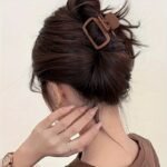 4Pcs Matte Square Hair Claws - Minimalist Rectangular Hair Clips For Updos, Half-Up Styles & Everyday Casual Wear, Durable Non-Slip Hair Accessories For Women & S, Hairstyle Support Tools, Sturdy Grip Clips - Image 7