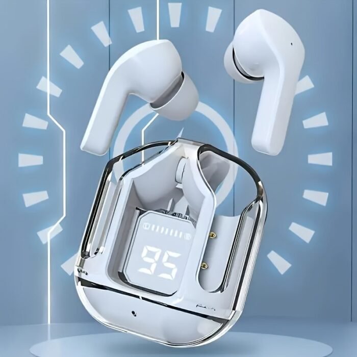 Wireless Earbuds With Active Noise Cancellation, Wireless Microphone Charging Case, High-Fidelity Stereo In-Ear Headphones - Usb-C Rechargeable, 1.5W, 5W Fast Charge Support, Transparent Design, Comfortable Earpads For Sports & Daily Use, Earbud Headphones - Image 10