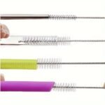 10Pcs, Multi-Specifications, Stainless Steel Handle Soft Bristle Straw Brush - Cleaning Brush - Suitable For Glass, Silicone And Metal Pipe Brush - Perfect For Teapots, Cups, Milk Bottles, Test Tube Brushes, Mini Micro Bottles, Etc., Cleaning Supplies, Cleaning Tools - Image 9