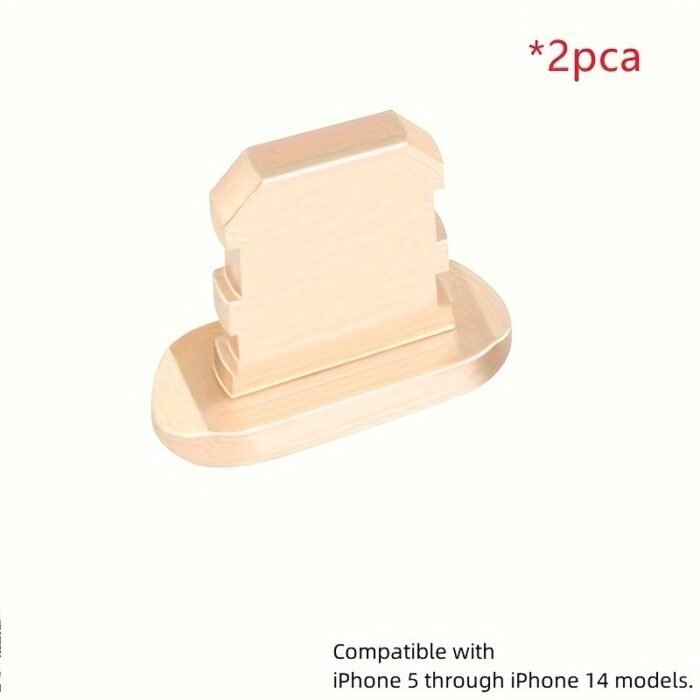 2 Pcs Aluminum Alloy Anti Dust Plug For Iphone 13 12 Mini 11 Pro Max Xs 8 Plus Ipad Airpods Apple Series Lightning Port Cover - Image 10