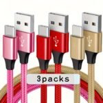 Tzlrxl 60W Usb-C Fast Charging Cable - Durable Nylon, Multiple Lengths (100.58Cm/201.17Cm/3.05Meter) For, Oneplus, Xiaomi & More - Flat Design With Frosted Finish - Image 14