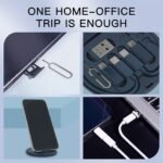Adeqwat Multi Usb Charging Adapter Cable Kit: Versatile Connectivity With Usb C To Cable Adapter Box, Inclusive Conversion Set With Usb A & Type C For Male Micro/Type C, Ideal For Data Transfer, Card Storage, Tray Eject Pin, And Convenient Phone Holder Integration For Enhanced Utility - Image 6