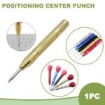 1Pc Automatic Spring Positioner Glass Breaker Punch Centering Eyelet Maker