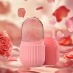 1Pc Ice Roller For Face - Fragrance-Free, Battery-Free Skincare Tool For Glowing Light Beige- Ideal For Daily Facial Care & Massage - Image 3