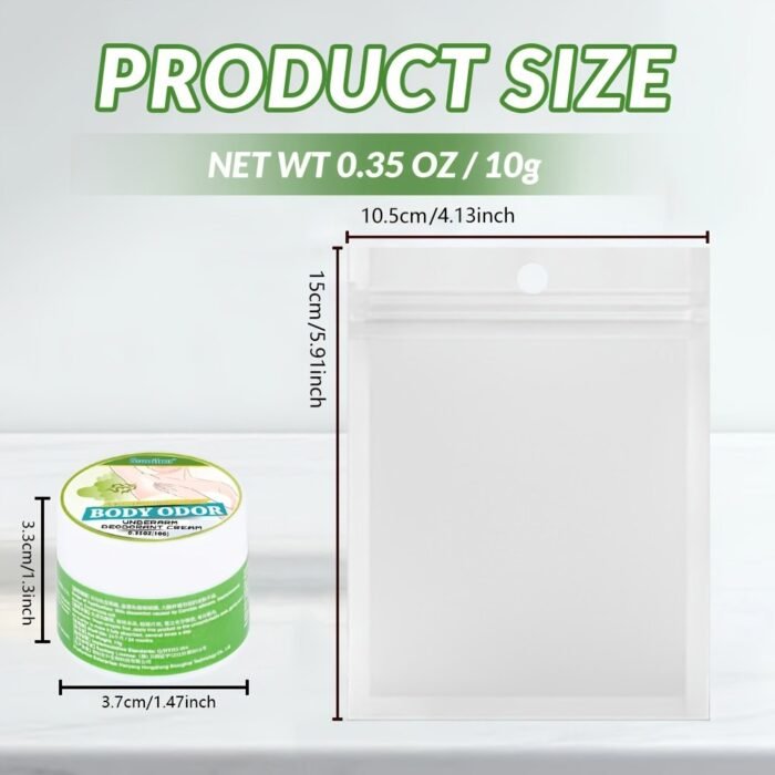 Sweat And Odor Control Cream For Men And Women - Daily Use For Armpit And Body Odor - Skin-Friendly Formula - Image 5