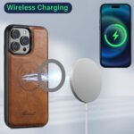 2-In-1 Detachable Phone Case Compatible With Wireless Charging Magnetic Card Holder Wallet Rear Cover Can Stand For Iphone 15Promax 15Plus 14 13 12 Black/Brown/Blue/Khaki/Red - Image 6
