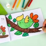A Coloring Book Designed For Children, Ranging From Simple To More Challenging Levels, Ideal For Early Education And Kindergarten. This Set Offers Educational Art Activities Suitable For Small Hands, Making It A Wonderful Creative Gift For Kids. It Includes A Diy Craft Kit With Paint And A Coloring Book, Perfect For School Gifts. Chinese Version - Image 8