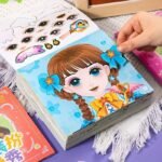 Set Of 2 Sticker Books For Girls - Engaging Diy Activity Stickers For Children, Vibrant And Adorable, Princess-Themed Sticker Collection For Girls, Perfect Gift For Birthdays, Easter, Valentine'S Day, Christmas, Party Favors, And School Rewards. Chinese Version