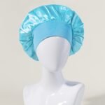 2022 New Women'S Hair Cap For Curly And Straight Hair With Wide Brim Elastic Band Sleep Bonnet - Image 20