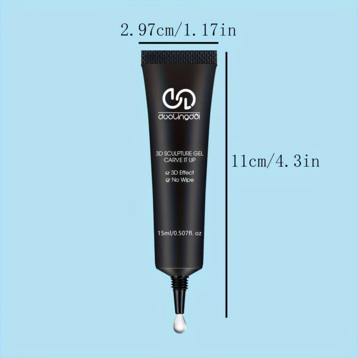 Odorless 3D Nail Art Gel - Perfect For Diy Designs, Sculpting & Halloween Decorations - Image 5
