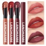 12-Shade Matte Lipstick - Long-Lasting, Vibrant Colors For All Skin Types, Berry & Mixed Shades