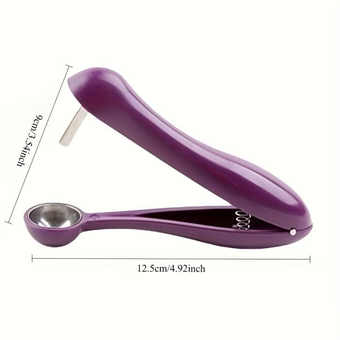 1Pc Heavy-Duty Cherry, Plum, Apricot, Hawthorn, Date Corer - Efficient Pit Remover With Non-Slip Grip, Quick-Core Mechanism, Compact Kitchen Tool For Baking, Jam, Pie Making - Easy-Clean Design, Fruit Pitting Device, Ergonomic Handle, Highquality Plastic - Image 4