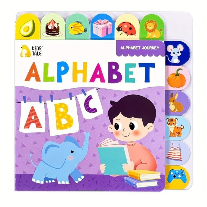A-Z Learning Board Books, Let'S Learn Abc, Interactive Book For Kids| 24 Pages, Fun Taps, Board Book For Early Learning, Basic Knowledge, English Words, My First Learning, Safe And Durable Material, Birthday, Christmas Gift, School Supplies, Classroom Use, Homeschooling - Image 7