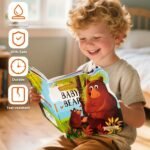Baby Bear Shaped Books, Bedtime Story, Family Interactive Books, Intimate Parent-Child Relationship, Learn How To Love, Growing Story, Ideal Birthday, Holiday Gift For Bedtime Reading, Travel Toys For Preschool English Learning Fun Time - Image 7