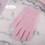 Exfoliating Shower Gloves For Deep Cleansing & Massage - Body Scrubber, Removes Dead Skin & Dryness - Image 3