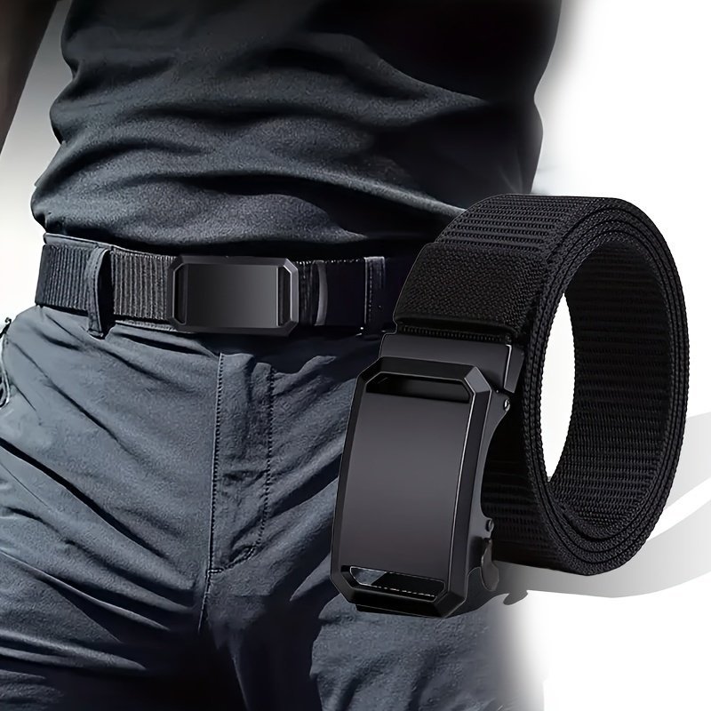product-fancy-7d06c24a-cf58-42e9-8f0b-e63cd49d2a34.jpg Adjustable Men'S Belt Fashionable Men'S Belt - Adjustable Strap, Durable Construction, Fashionable Design - Ideal For Outdoor Training, Cargo, Casual Pants - Image 1