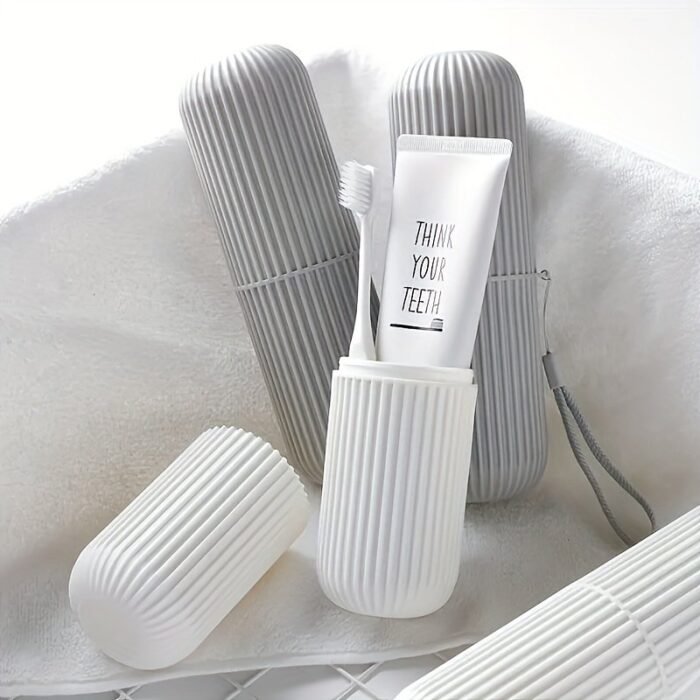 1Pcs Portable Travel Toothbrush Storage Container Box, Gargle Cup, Toothpaste Holder, Toothbrush Carrying Box, Toothbrush Travel Containers - Image 12