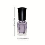 1-Pack Mirror Effect Metallic Nail Polish - Quick-Dry, Long-Lasting Shine, Hypoallergenic & Formaldehyde/Alcohol/ Formula For Women - Metallic Pink Shade For Hands & Feet Nail Care, Modern Nail Art - Image 6