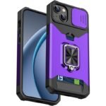 1Pc Heavy-Duty Phone Case Heavy-Duty Shockproof Phone Case With A Metal Stand And Card Slot, Compatible With Iphone 16 Pro Max, 15 Pro Max, 14 Pro Max, And 13 Pro Max. - Image 45