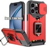 1Pc Heavy-Duty Phone Case Heavy-Duty Shockproof Phone Case With A Metal Stand And Card Slot, Compatible With Iphone 16 Pro Max, 15 Pro Max, 14 Pro Max, And 13 Pro Max. - Image 12