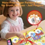Magic Farm, 30+ Farm Animals Scenes, Diy Coloring Book For Finger Painting, Toys, Crayola Color Wonder Mess Free Fingerprint Ink Painting Activity Set, Finger Painting Alternative, Toddler Coloring, Travel Activity, Gift For Toddlers, Classroom Resources Primary, Colouring Books, Bear Tale? - Image 4