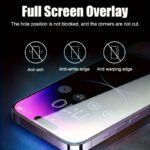 3-Pack Glossy Tempered Glass Screen Protectors, Full Coverage Anti-Fingerprint Overlay For Iphone 14/13/12/11/Se/X/Xr/Xs/8/7 Plus - Case Friendly, Anti-Scratch & Shatterproof - Image 2