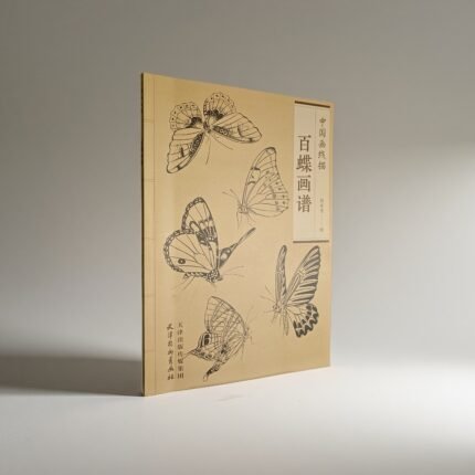 Chinese Line Drawing Of Butterflies, My First Chinese Painting Album, A Guide To Traditional Chinese Painting, Suitable For Teenagers And Adults For Stress Relief, Diy Coloring Book, Watercolor, Ink Painting, Oil Painting. Chinese Version