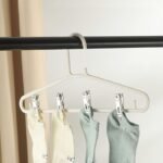 20Pcs Stainless Steel Clothespins - Heavy Duty Windproof Laundry Clips With Non-Slip Grip, Rust-Resistant Multifunctional Metal Clips For Drying Clothes, Sealing Bags, Organizing Papers - Compact & Portable Household Essentials, Laundry Accessories, Clothes Pins - Image 8