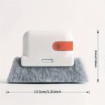1Pc Door & Window Track Cleaning Brush - Hand-Held Slit Brush For Tight Gaps, Reusable Plastic Groove Cleaner With Ergonomic Handle, No-Scratch Kitchen Counter & Appliance Brush For Bathroom, Bedroom, Living Room Cleaning Supplies, Compact Design, Sturdy Construction, Housekeeping Tools - Image 4