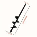 1Pc Garden Drill Bit For Planting, Flower Seeds Drill Head, Garden Vegetable Garden Seedling Drill Head, Loosening Soil Digging Hole Drill Head - Image 4