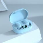 Fhrm Wireless In-Ear Headphones With Led Power Display - Long-Lasting Battery, Usb-C Charging, Soundproof Design For Sports, Commuting & Casual Wear - Sleek Black, White, Blue, Pink Options, Active Lifestyle Audio, Modern Headphone Design, Durable Plastic Casing - Image 5