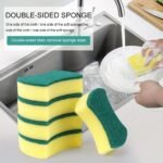 12/24Pcs, Cleaning Sponge, Double-Sided Scouring Pad, Household Cleaning, Dishwashing Sponge, High-End Kitchen Sponge, Durable Anti-Scratch Sponge, Super Absorbent, Cleaning Supplies, Cleaning Tools, School Preparation - Image 9