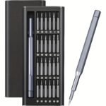 25-In-1 Precision Screwdriver Set, Multi-Function Repair Tools For Mobile Phone & Tablet Disassembly, Durable Plastic, Uncharged - With Various Screw Heads