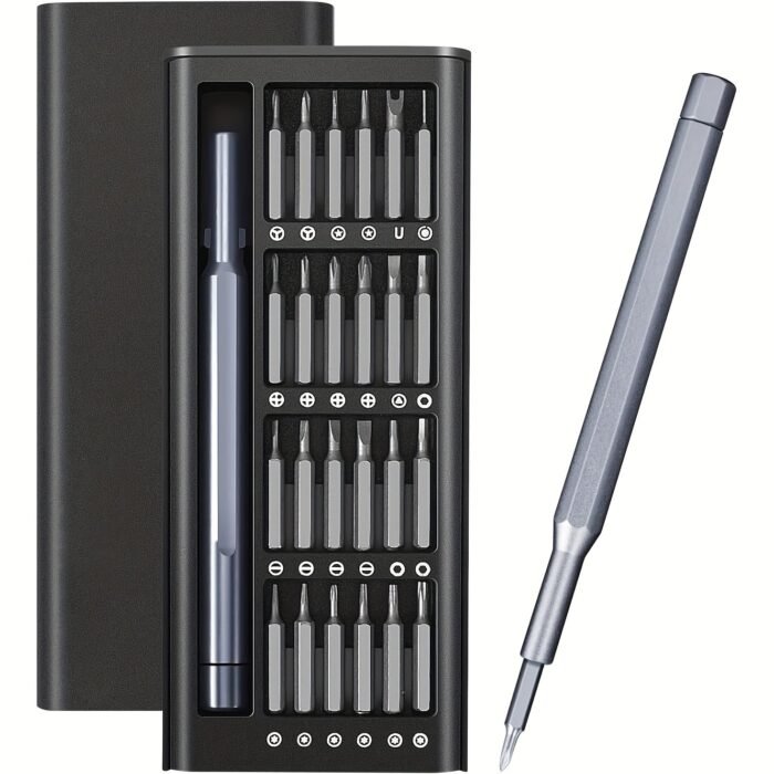 25-In-1 Precision Screwdriver Set, Multi-Function Repair Tools For Mobile Phone & Tablet Disassembly, Durable Plastic, Uncharged - With Various Screw Heads - Image 1