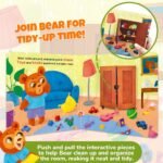 Bear'S Tidy-Up Time Children Book, Picture Book With Vibrant Bear Illustrations, Interactive Book For Age 0-3, Lift-The-Flap Book, Push, Pull And Slide, Good Habit Formation| Boost Reading Hobby| Spark Brain Thinking, Touch And Feel Books, Busy Book, Lift-The-Flap Book, Engaging Learning Books, Best Birthdays, Holiday Gifts, Ideal Travel And Bedtime Reading Resources, Preschool& Parent-Child Learning Activities - Image 10