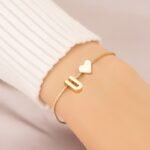 Letter Mini Love Heart Thin Chain Bracelet Simple Minimalist Hand Chain Jewelry Decoration Gift Birthday Gift - Image 30