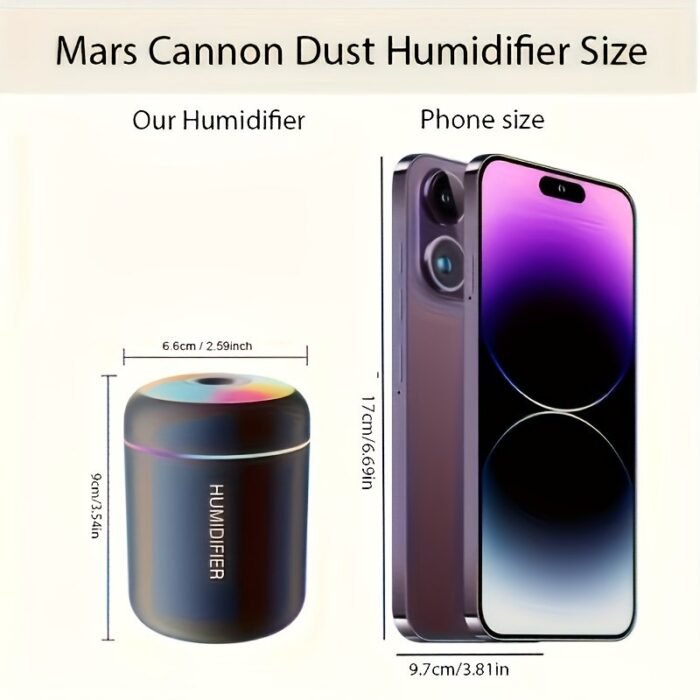1Pc Essential Oil Aromatherapy Mist Diffuser & Humidifier With Color-Changing Night Light, Cold Mist Function, Refresh And Purify Your Room With A Soothing Atmosphere, Humidifier For Home, Bedroom, Living Room Decor, Bedroom Humidifier | Modern Aesthetic | Colorful Diffuser, Essential Oil Diffuser - Image 4