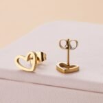 Newmjjewelry 316 Stainless Steel Heart Stud Earrings - Elegant & Cute, Perfect For Daily Wear And Special Occasions Like Weddings, Valentine'S Day, Daily Wear Earrings|Chic Earrings|Durable Earring - Image 23