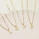 1Pc Elegant & Cute Initial Necklace For Women - 18K Golden Plated Stainless Steel Box Chain, A-Z Uppercase Letters, Daily Wear & Gift Idea, Letter Necklace, Jewelry, Sleek Design, Luxurious Finish - Image 7