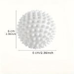 4Pcs Extra Large Laundry Balls (5.99Cm) - Heavy-Duty Reusable Washing Machine Balls, Anti-Tangle & Wrinkle-Free Laundry, Hair Removal, No Electricity Needed, For Home, Laundry Mat, Commercial Use - Softens Clothes & Prevents Tangling, Fabric Softener Alternative, Textured Surface Design, Highquality Fabric Care, Fabric Care Accessory, Busy Households, Portable Washing Machine, Smart Washer Balls, Washer Machine Ball, Household Essentials, Household Mothers - Image 4