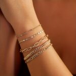Set Of 5 European And American Stylish And Simple Daily Style Bracelets - Image 11