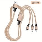 3-In-1 Multi-Functional Usb Flash Charging Cable - Compatible With Iphone 14, 13, 12 Pro Max, Xs Max,, Redmi, One Plus, Usb-C Mobile Phones With Type-C And Micro Usb Connectors - Image 10