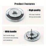 M14 Angle Grinder Locking Nut,Angle Grinder Accessory Quick Utility Clamping Tool,Angle Grinder Self-Locking Pressure Plate, Angle Grinder Locking Pressure Plates, Thread Angle Grinder Locking Nuts Release Nut For Replacement - Image 5