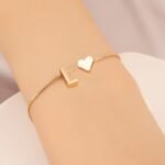 Letter Mini Love Heart Thin Chain Bracelet Simple Minimalist Hand Chain Jewelry Decoration Gift Birthday Gift - Image 22