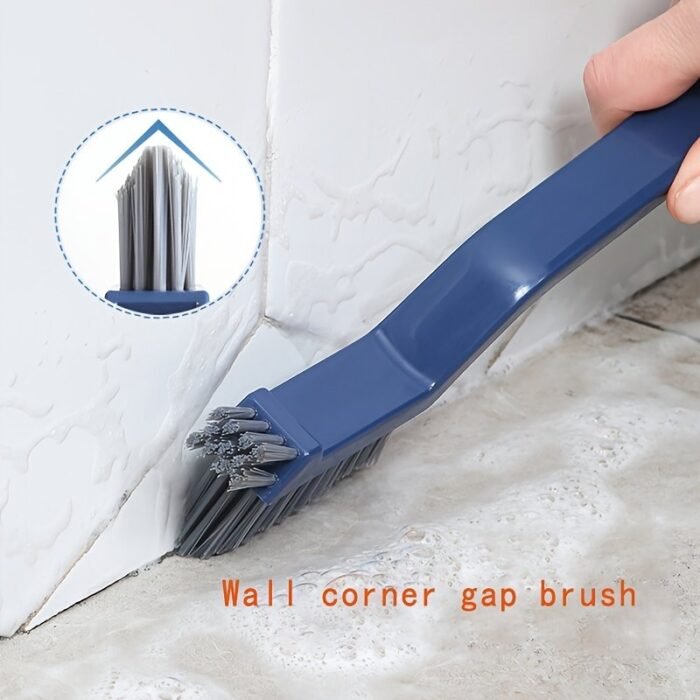 1 Or 2 Bathroom Cleaning Brushes Gap Brush Two-In-One Small Clip Hair Window Cleaning Brush Kitchen Multifunctional Gap Brush - Image 1